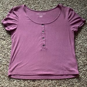 American Eagle Ribbed Crop Top